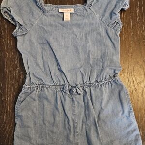 Cat & Jack Light Blue Denim Jumpsuit
